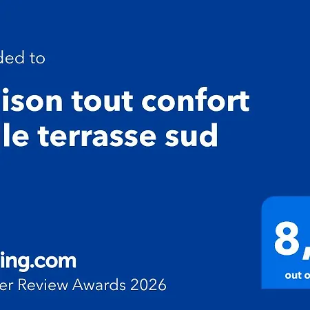 Maison Confort Belle Terrasse Sud Holiday home